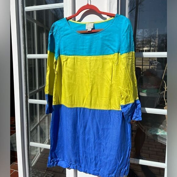 Anthropologie Maeve Colorblocked Dress - Picture 5 of 8